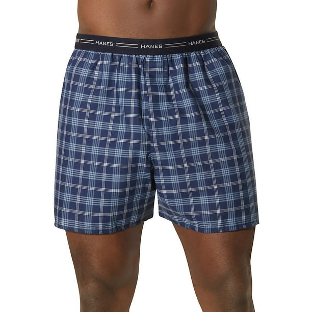 Details about  / Mens 3-12 Pack Polycotton Woven Check Boxer Shorts Underwear Breifs Short Trunks